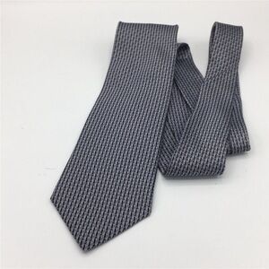 ARROW Metallic Neats Black silk tie